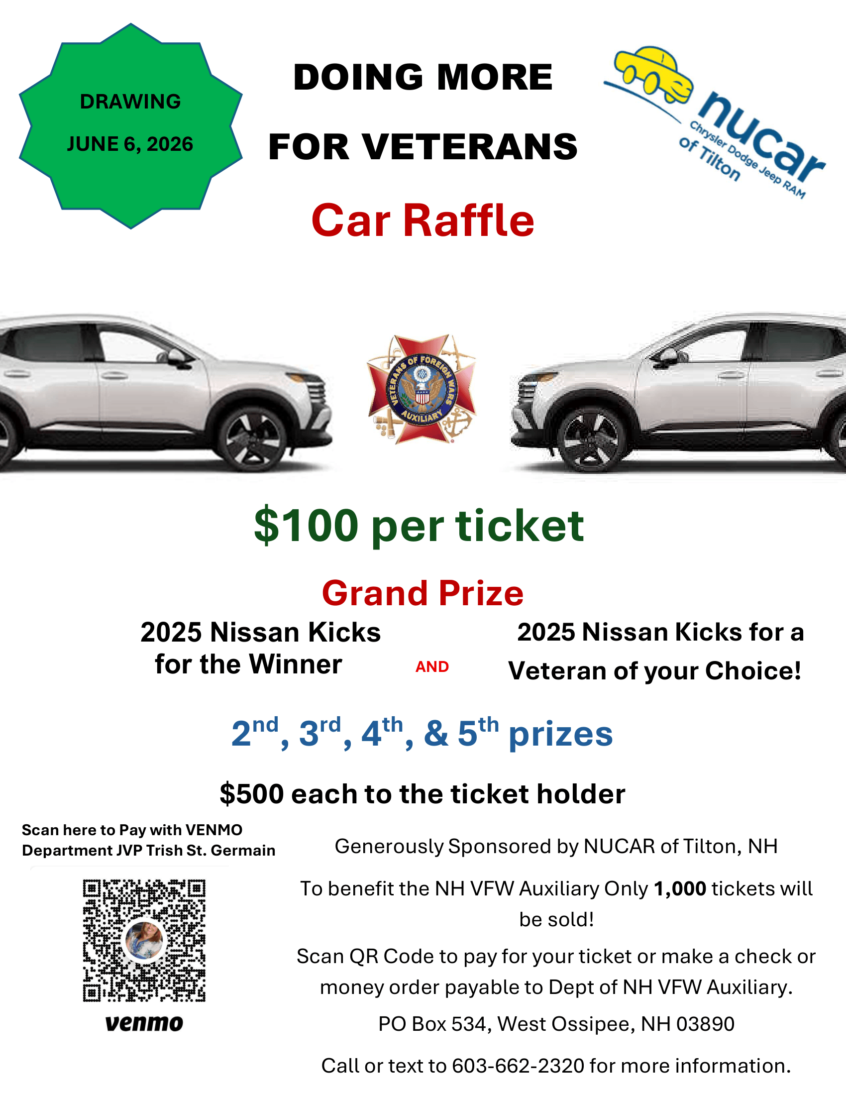 Car Raffle Flyer